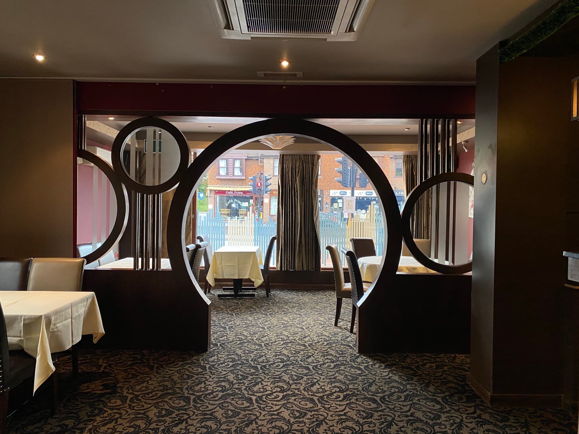 Interior seating at Beijing Restaurant Horsell