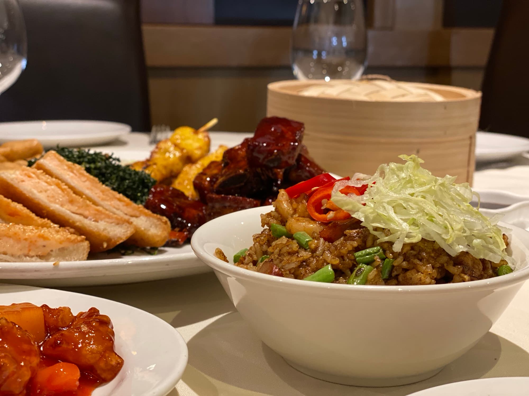 A spread of Chinese starters